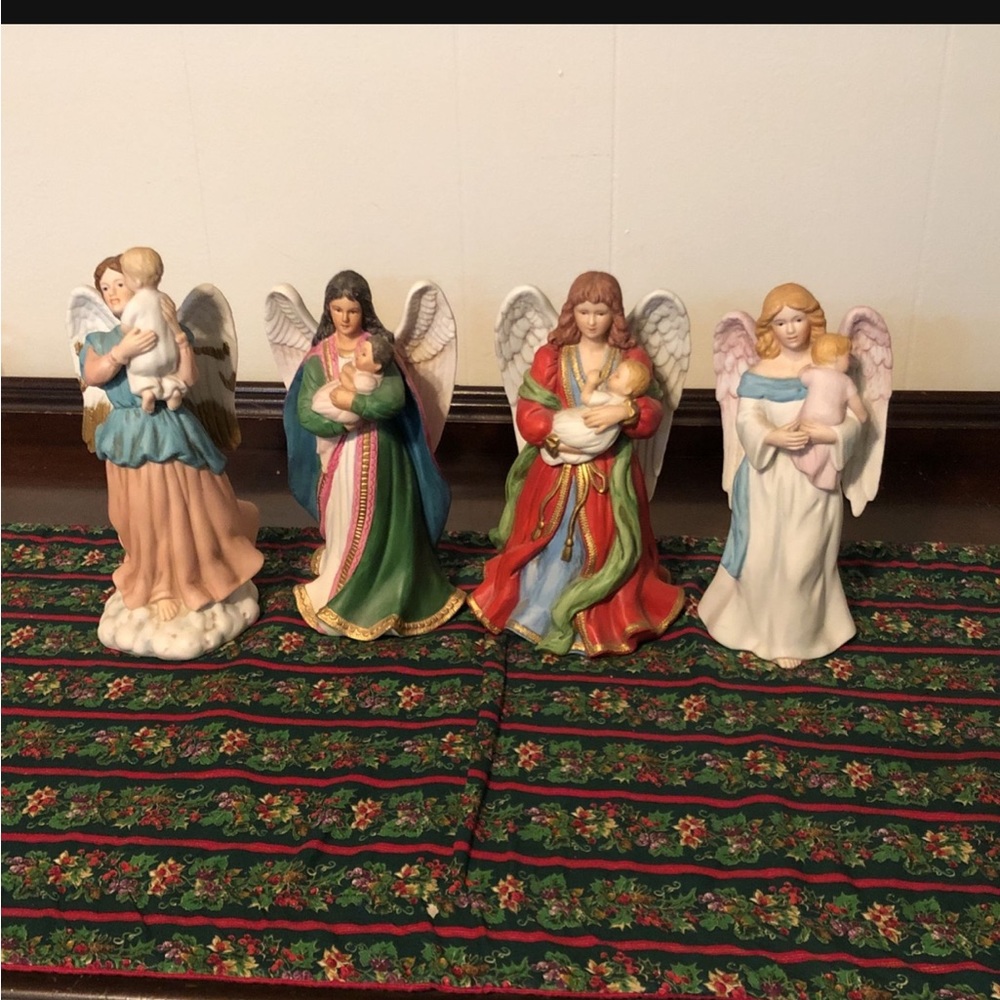 Home Interiors porcelain Angel Figurines